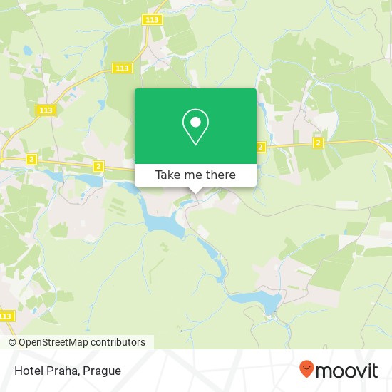 Hotel Praha map