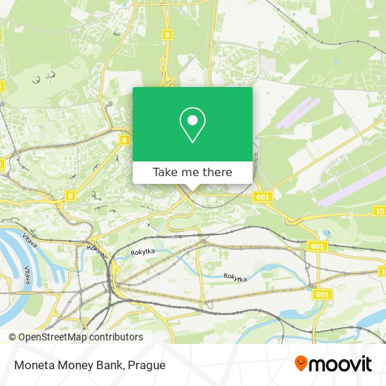 Moneta Money Bank map