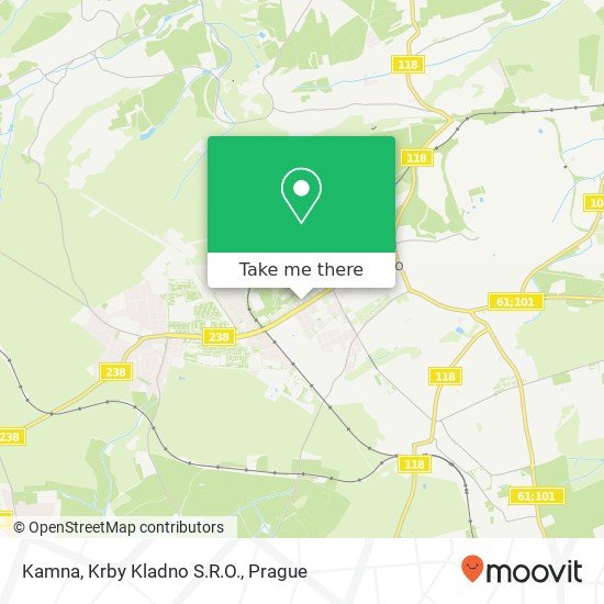 Kamna, Krby Kladno S.R.O. map