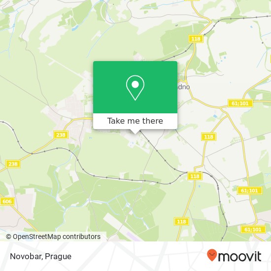 Novobar map