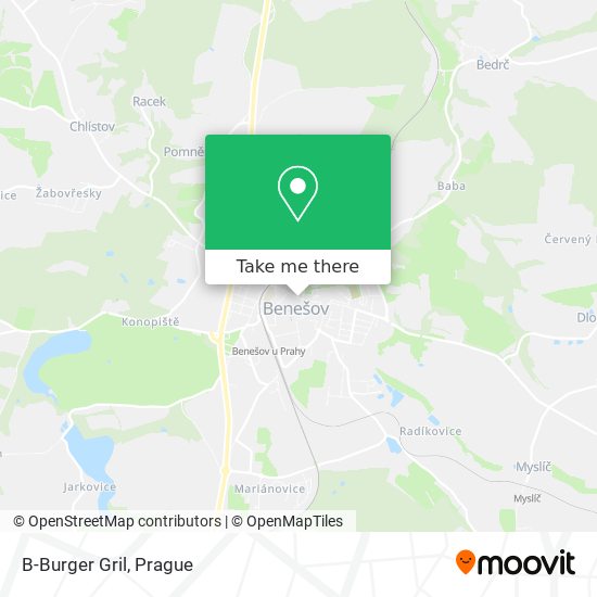 B-Burger Gril map