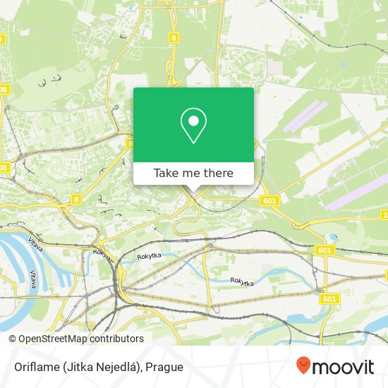 Oriflame (Jitka Nejedlá) map