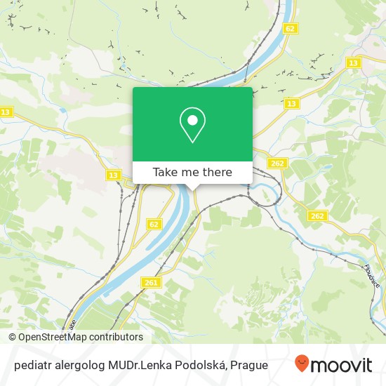 pediatr alergolog MUDr.Lenka Podolská map