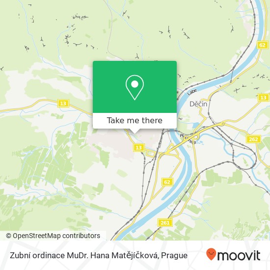 Zubní ordinace MuDr. Hana Matějíčková map