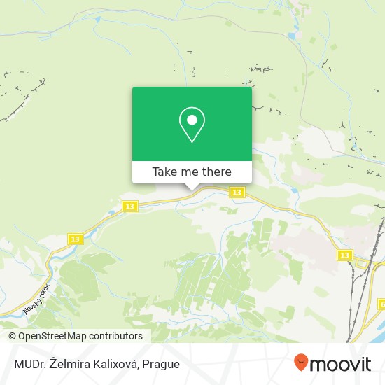 MUDr. Želmíra Kalixová map