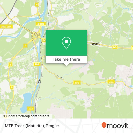 MTB Track (Maturita) map