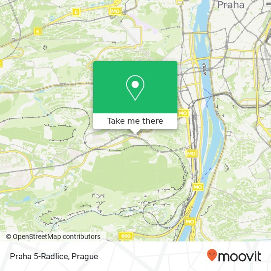 Praha 5-Radlice map