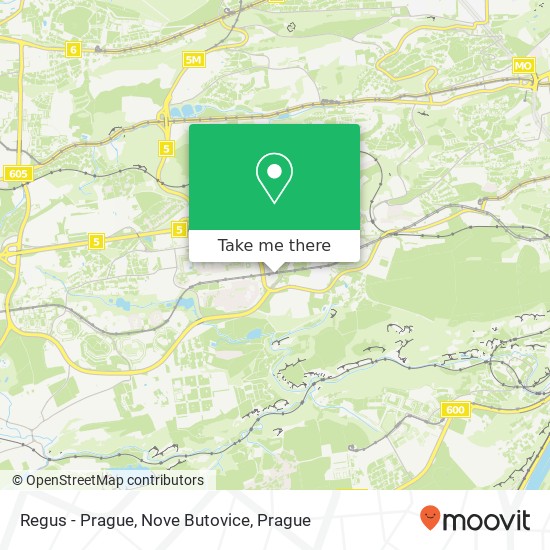 Карта Regus - Prague, Nove Butovice