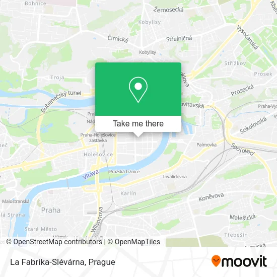 La Fabrika-Slévárna map
