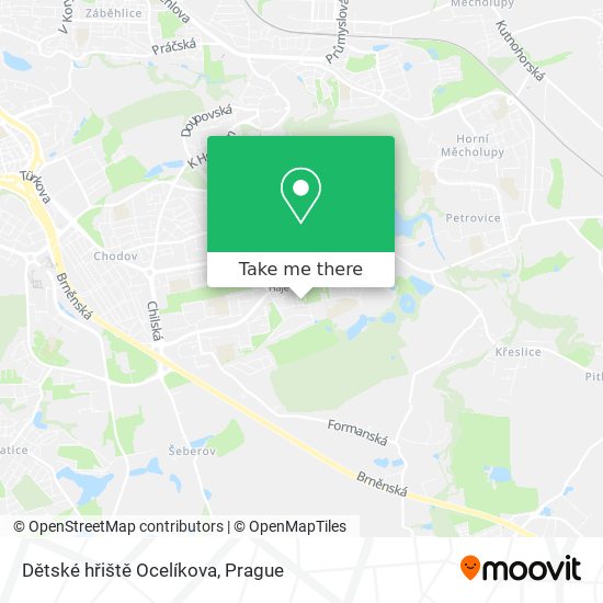 Dětské hřiště Ocelíkova map