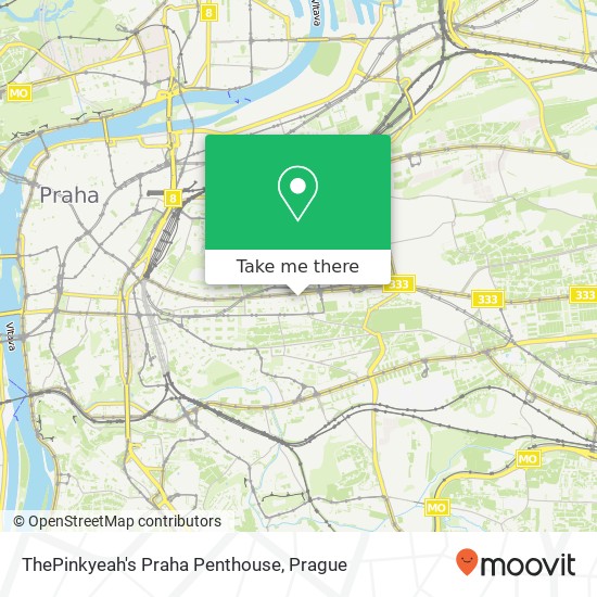 Карта ThePinkyeah's Praha Penthouse