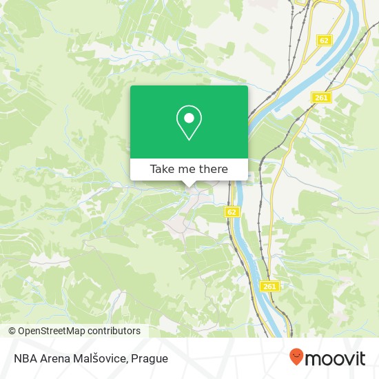 Карта NBA Arena Malšovice