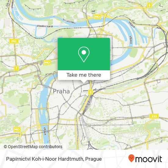 Papírnictví Koh-i-Noor Hardtmuth map