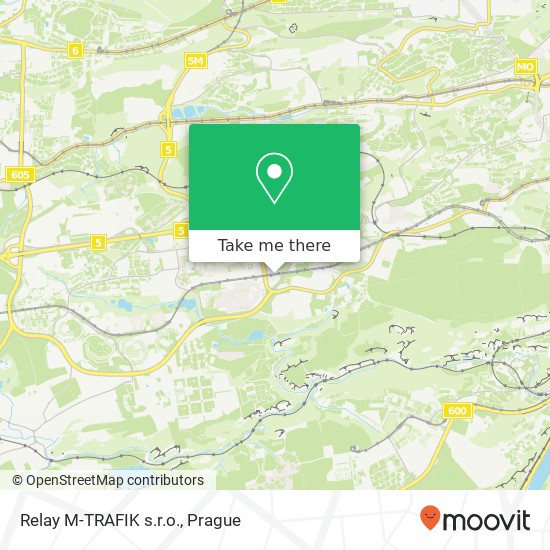 Relay M-TRAFIK s.r.o. map