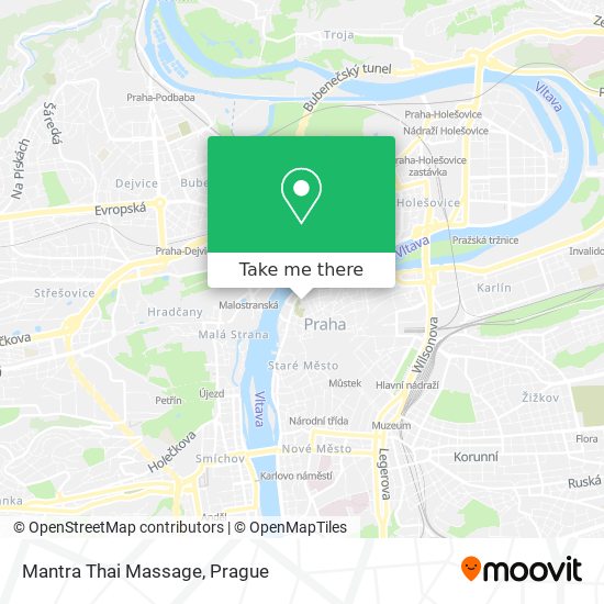 Mantra Thai Massage map