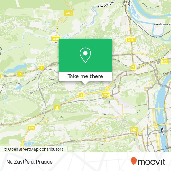 Na Zástřelu map