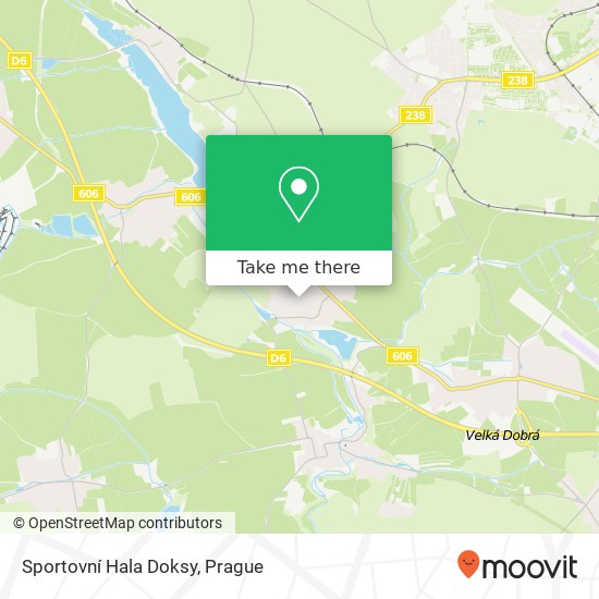 Sportovní Hala Doksy map
