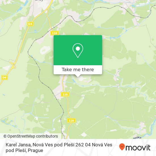 Karel Jansa, Nová Ves pod Pleší 262 04 Nová Ves pod Pleší map