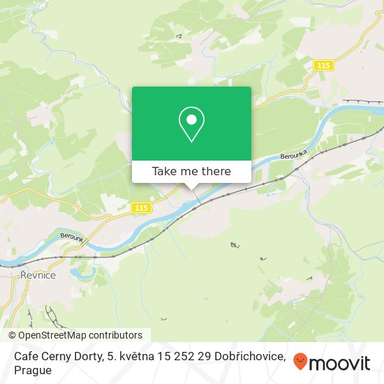 Cafe Cerny Dorty, 5. května 15 252 29 Dobřichovice map