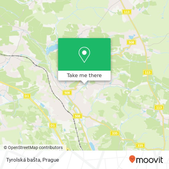 Tyrolská bašta, Myšlínská 251 64 Mnichovice map