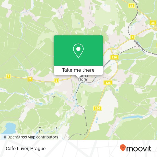 Карта Cafe Luver, Barborská 36 / 6 284 01 Kutná Hora