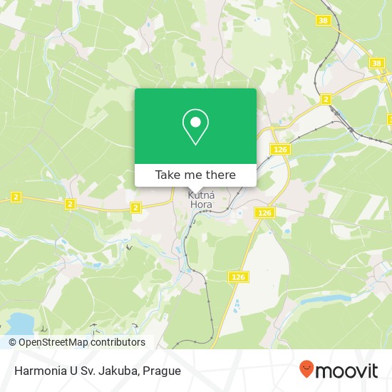 Harmonia U Sv. Jakuba, Husova 9 284 01 Kutná Hora map