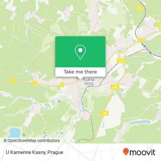 Карта U Kamenne Kasny, Husova 140 / 24 284 01 Kutná Hora