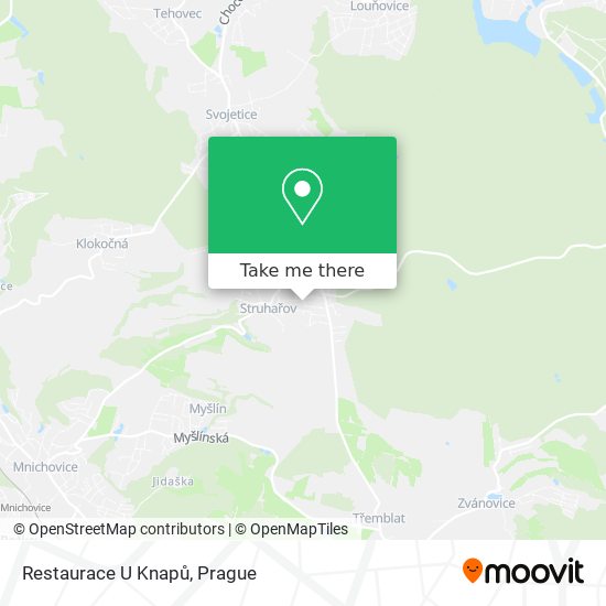 Restaurace U Knapů map