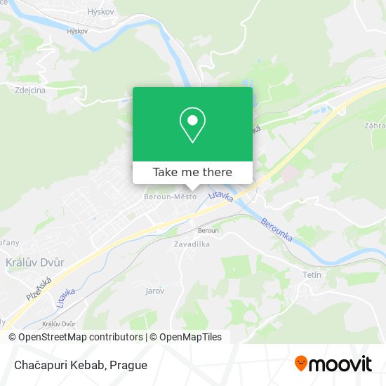 Chačapuri Kebab map
