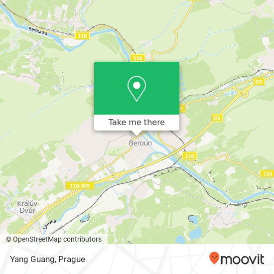 Карта Yang Guang, Politických vězňů 6 266 01 Beroun