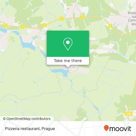 Pizzeria restaurant, Pražská 281 66 Jevany map