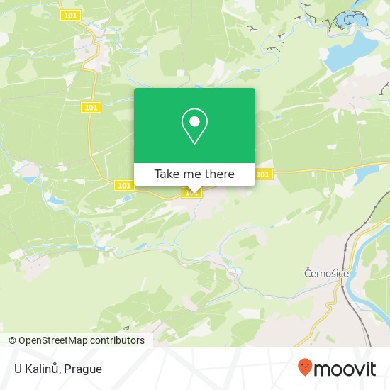 U Kalinů, Ke Kostelu 252 26 Třebotov map