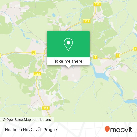 Hostinec Nový svět, Obecní 251 62 Louňovice map