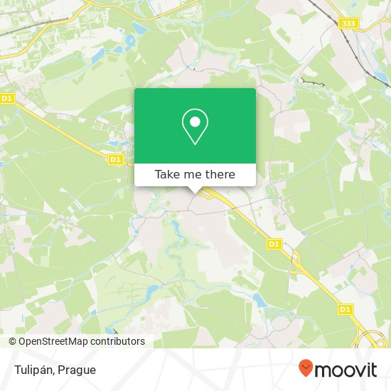 Tulipán, Uhříněveská 252 43 Průhonice map