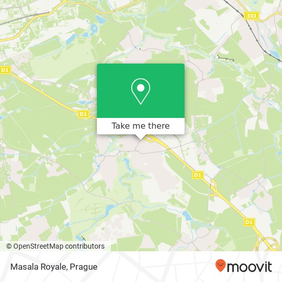 Masala Royale, Tulipánová 252 43 Průhonice map