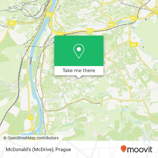 McDonald's (McDrive), Lhotecká 143 00 Praha map
