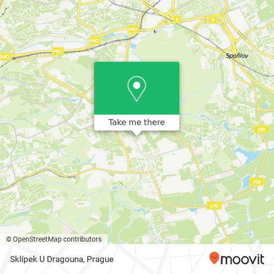 Карта Sklípek U Dragouna