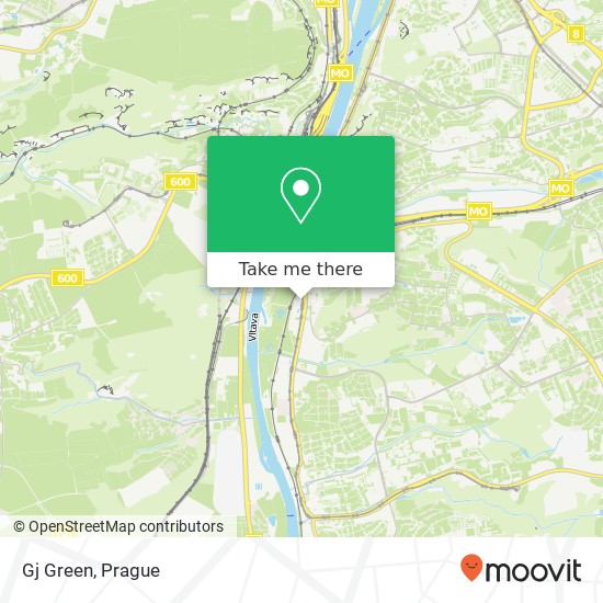Gj Green, V Náklích 5 147 00 Praha map