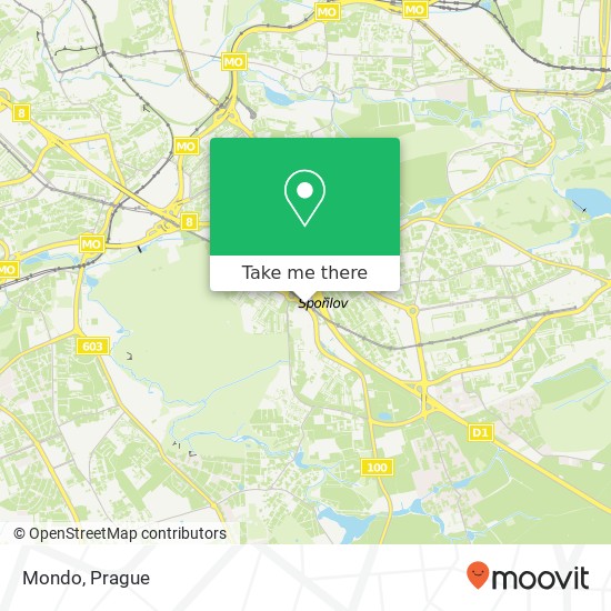 Карта Mondo, Roztylská 19 148 00 Praha