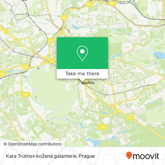 Kara Trutnov-kožená galanterie, Roztylská 148 00 Praha map