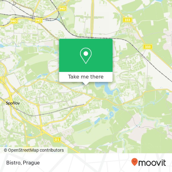 Bistro, K Jezeru 455 / 72 149 00 Praha map