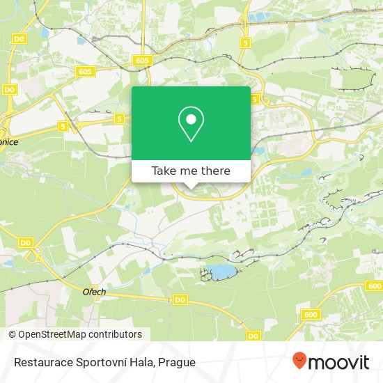 Restaurace Sportovní Hala, Bellušova 68 155 00 Praha map