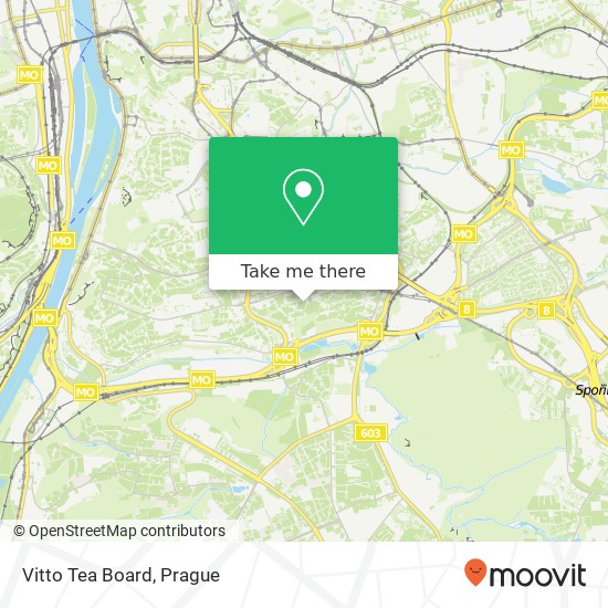 Vitto Tea Board, U Habrovky 247 / 11 140 00 Praha map