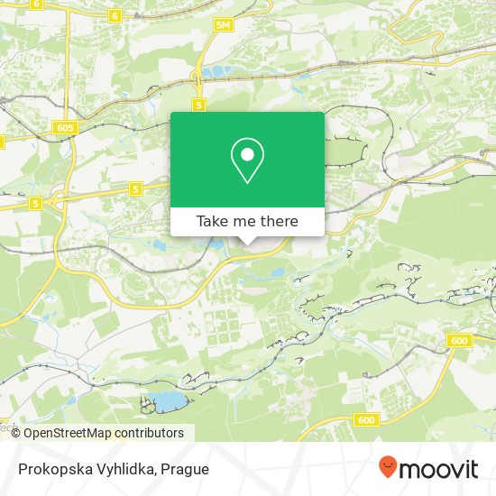 Prokopska Vyhlidka, Suchý vršek 2122 / 33 158 00 Praha map