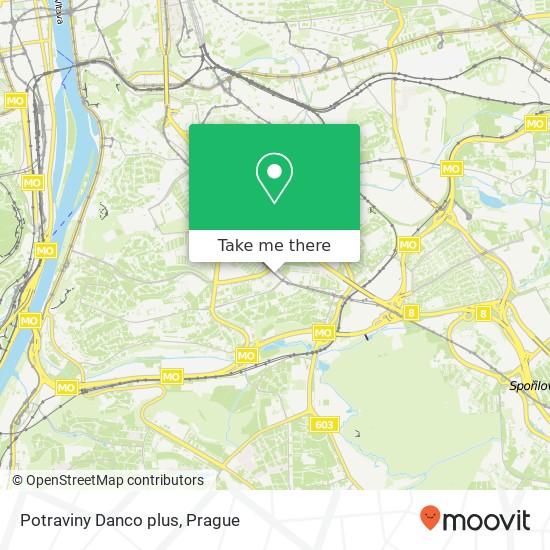 Potraviny Danco plus, Krč 140 00 Praha map