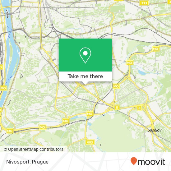 Nivosport, Vyskočilova 2 140 00 Praha map