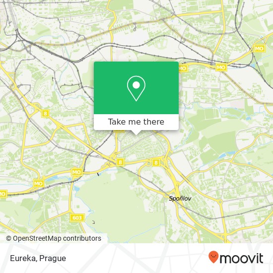 Карта Eureka, Roztylské náměstí 14 141 00 Praha