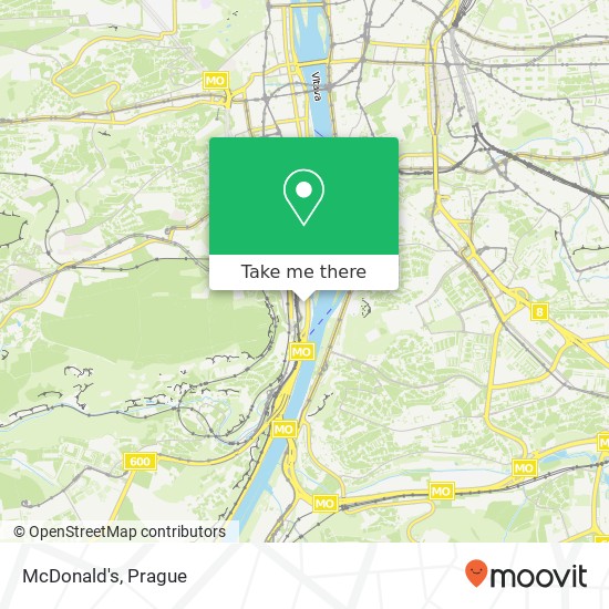 Карта McDonald's, Strakonická 2560 / 1a 150 00 Praha