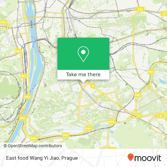 East food Wang Yi Jiao, Pikrtova 1321 / 1 140 00 Praha map