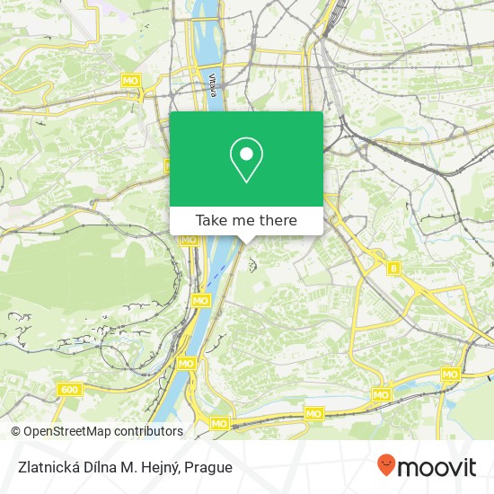 Zlatnická Dílna M. Hejný, Podolská 92 147 00 Praha map